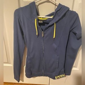 athletic zip up sweater!